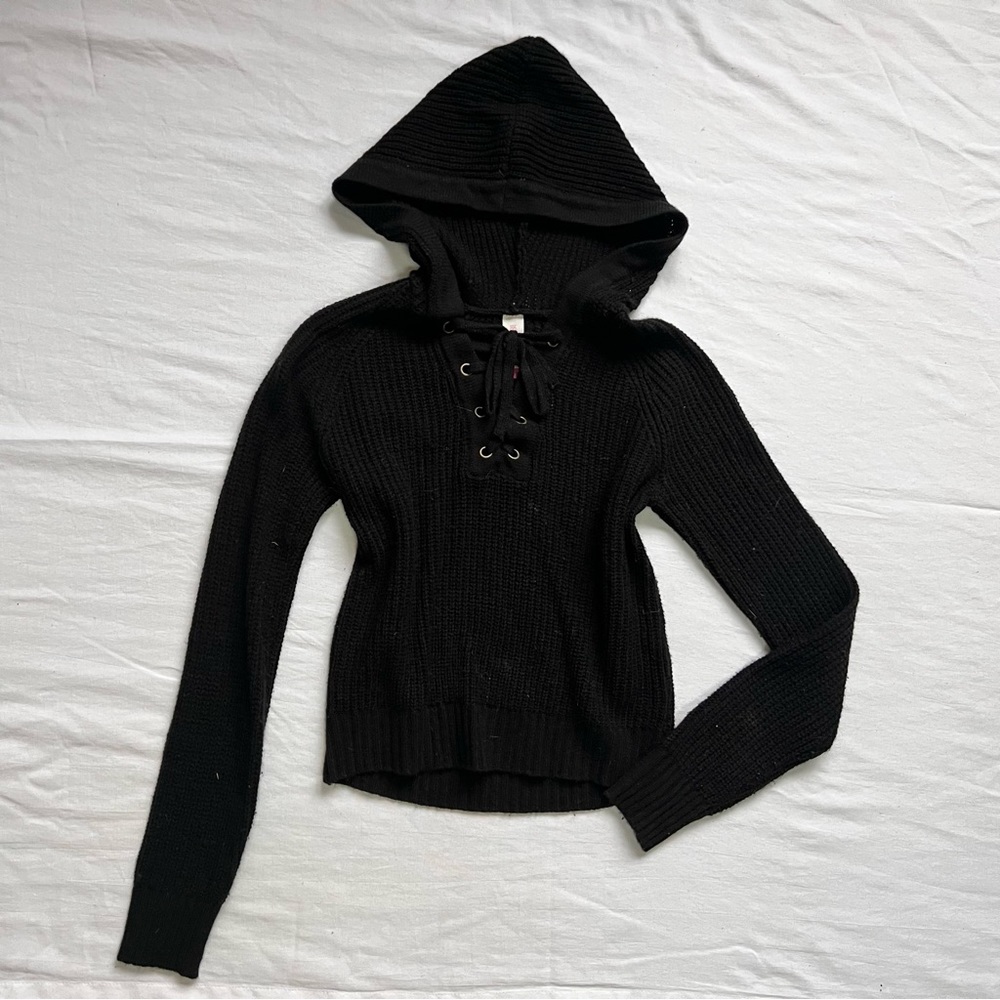No Boundaries Knit Hoodie - Picture 5 of 5